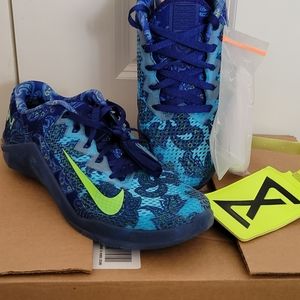 RARE Nike Metcon 6 Amp Paisley Deep Royal Blue Electric Green Mens 9/Womens 10.5